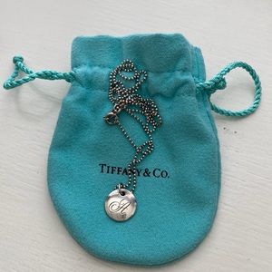 Tiffany & Co sterling silver A necklace